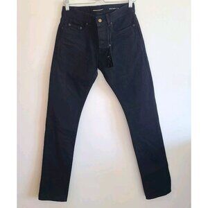 NWT SAINT LAURENT PARIS Men's D18 SL LW Slim Black Denim Jeans Size 29x33